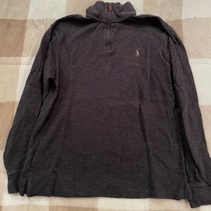 Men’s Size Medium Grey Polo Quarter Zip